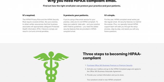 hipaa compliance email